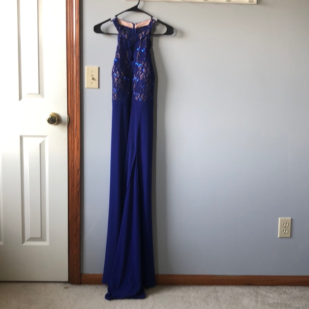 Blue prom dress size 5/6